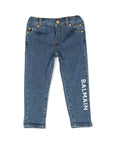 Balmain Kids jeans con logo