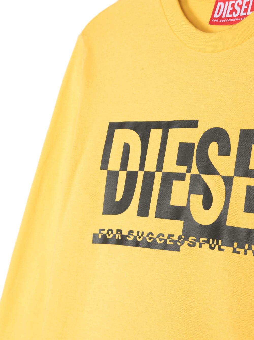 Tricou cu mânecă lungă Diesel Kids