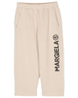 Maison Margiela Kids pantaloni con stampa