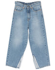 Maison Margiela Kids jeans gamba larga