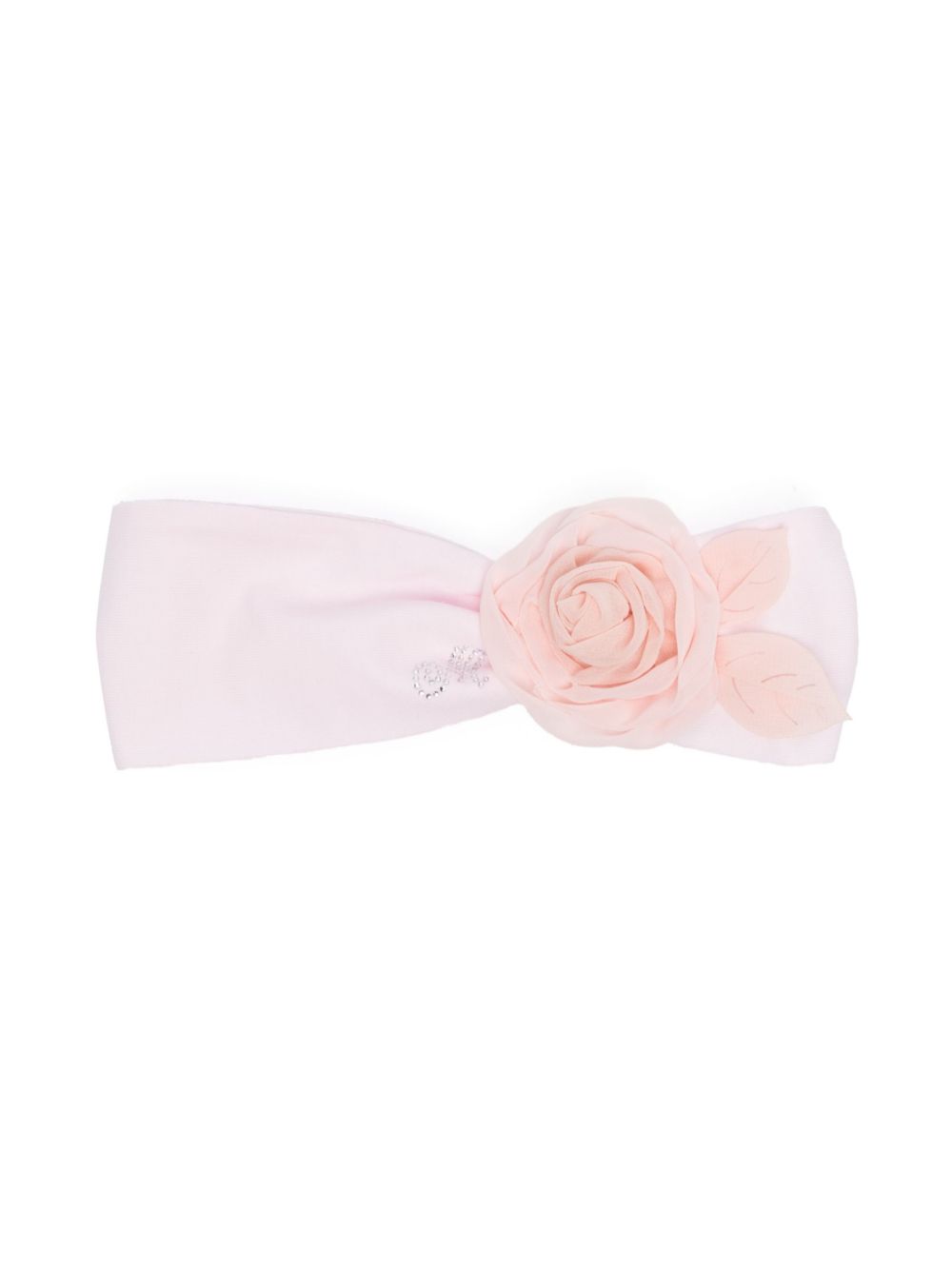 Fascia per neonata Monnalisa con rosa 73B0052201 0091 MONNALISA 