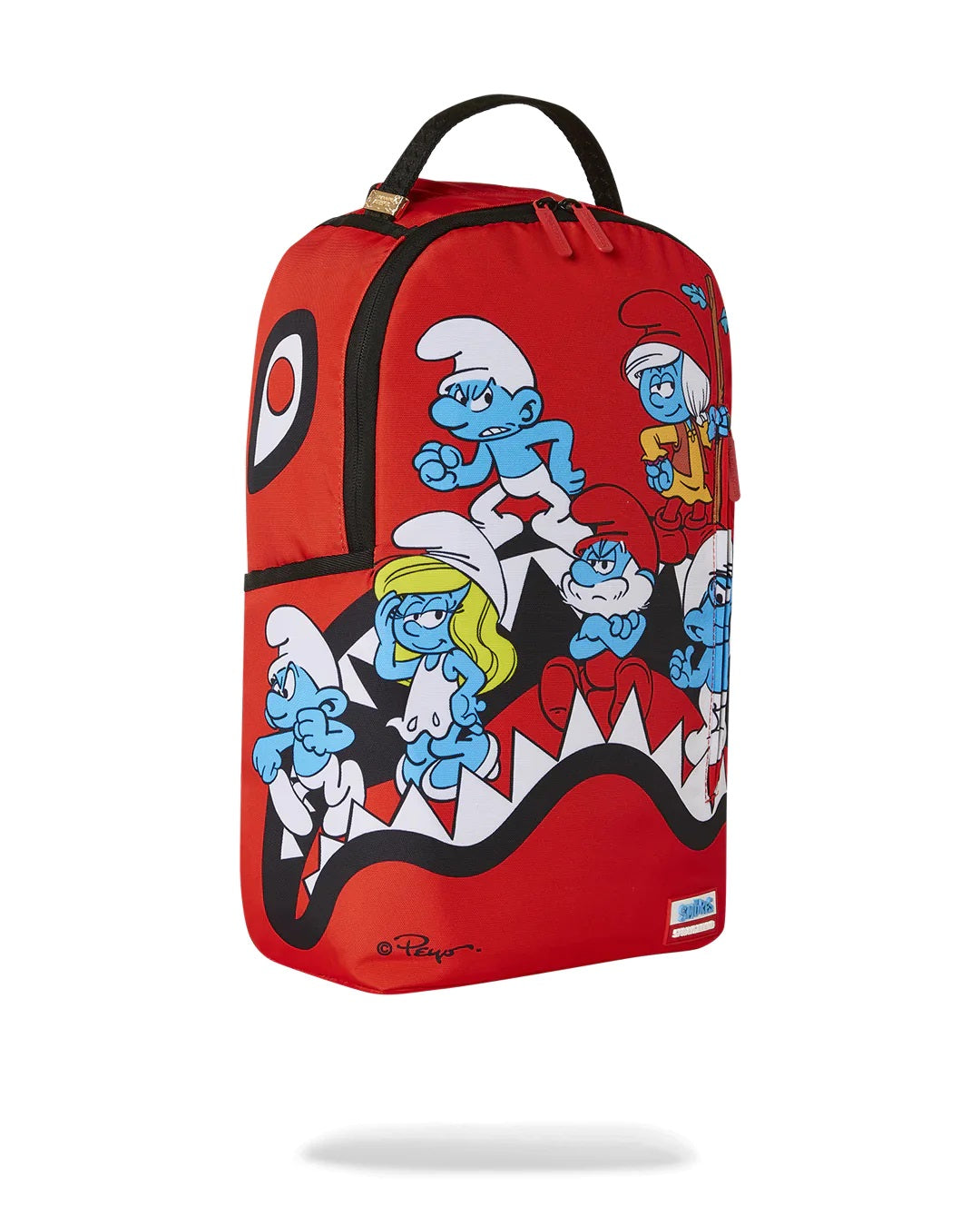 Sprayground kids Smurfs shark backpack