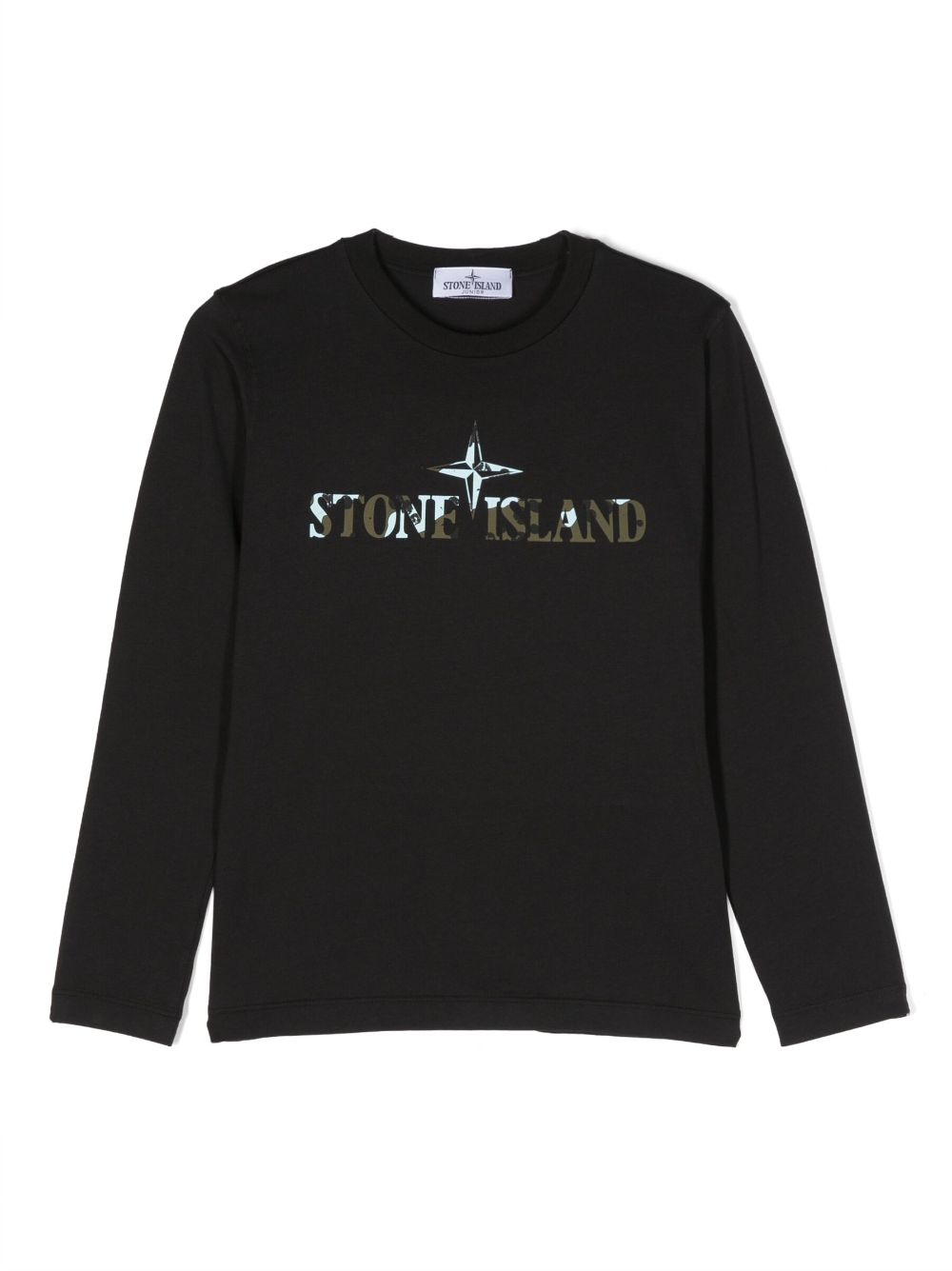 Stone Island Junior t-shirt a maniche lunghe