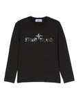 Stone Island Junior t-shirt a maniche lunghe