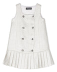 Versace kids double-breasted dress