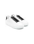 Versace Kids leather sneakers