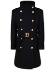 Balmain Kids cappotto doppiopetto