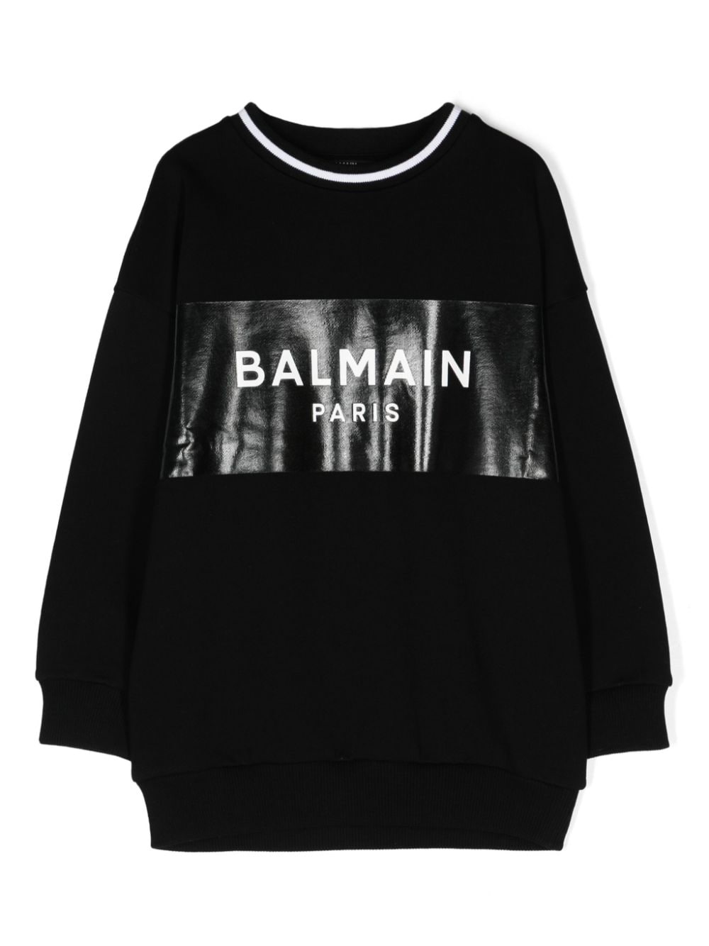 Balmain Kids felpa con stampa