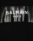 Balmain Kids felpa con stampa