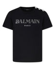 Balmain Kids t-shirt con logo