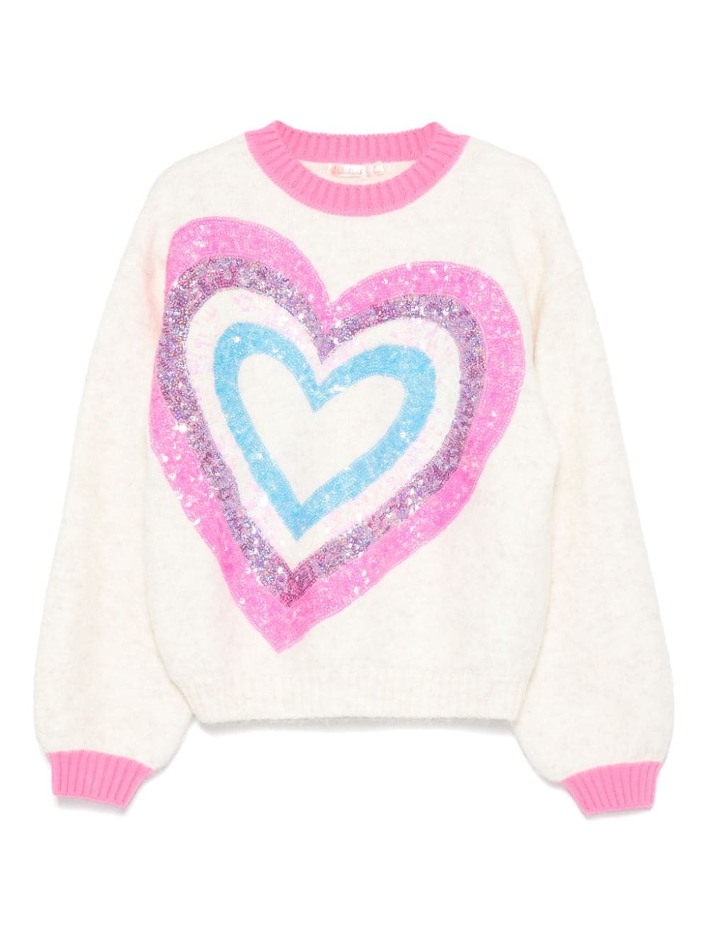 Billieblush maglione con paillettes