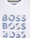 Boss Kids t-shirt con stampa