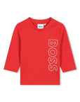 Boss Kids t-shirt con stampa