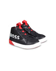 Boss Kids sneakers con logo