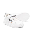 Boss Kids sneakers in pelle