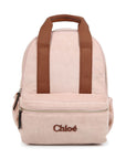 Chloé Kids velvet backpack