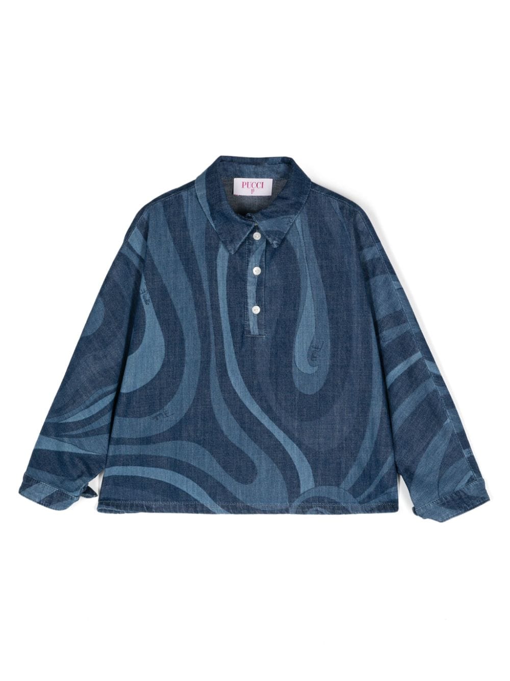 Pucci Junior camicia in jeans