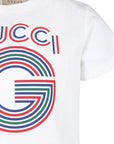 Gucci Kids t-shirt con logo