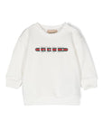 Gucci Kids felpa con logo