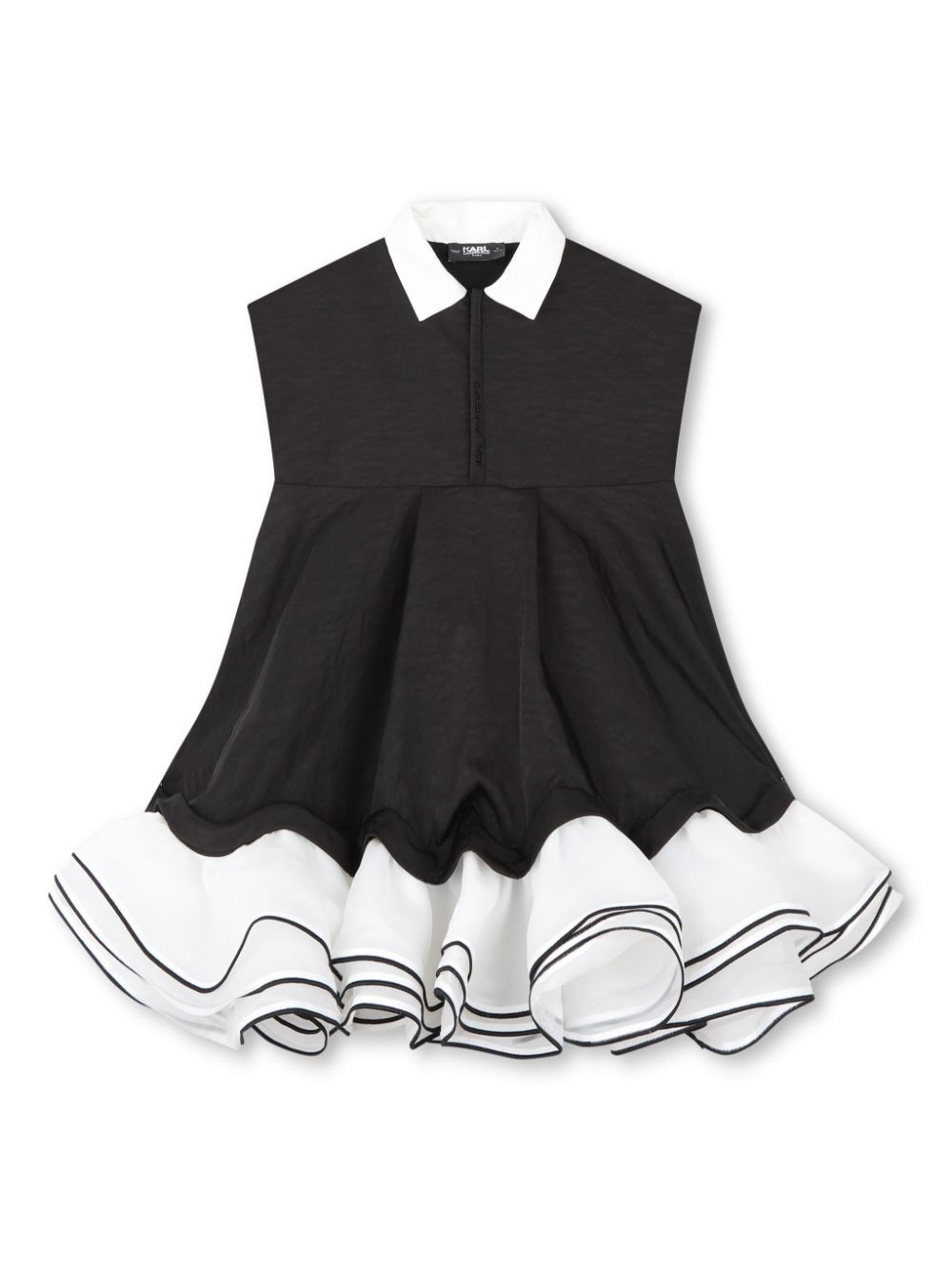 Karl Lagerfeld Kids abito con rouches