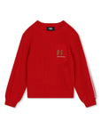 Karl Lagerfeld Kids maglione con logo