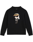 Karl Lagerfeld Kids felpa con stampa