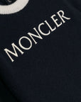 Moncler Enfant maglione con logo