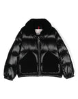 Moncler Enfant giubbino metallizzato