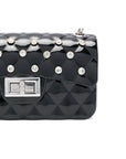 Monnalisa bag with rhinestones