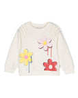 Monnalisa sweatshirt with flowers