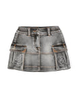 Monnalisa denim skirt