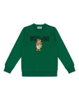 Moschino Kids felpa con stampa