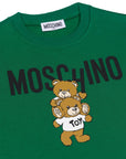 Moschino Kids felpa con stampa