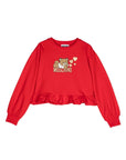 Moschino Kids felpa con stampa