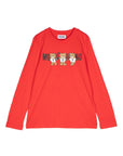 Moschino Kids t-shirt a maniche lunghe