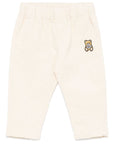 Moschino Kids pantaloni in velluto