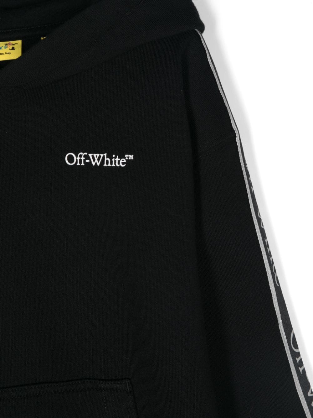 Off White Kids felpa con cappuccio OBBB00BF24FLE001 1001 OFF WHITE KIDS 