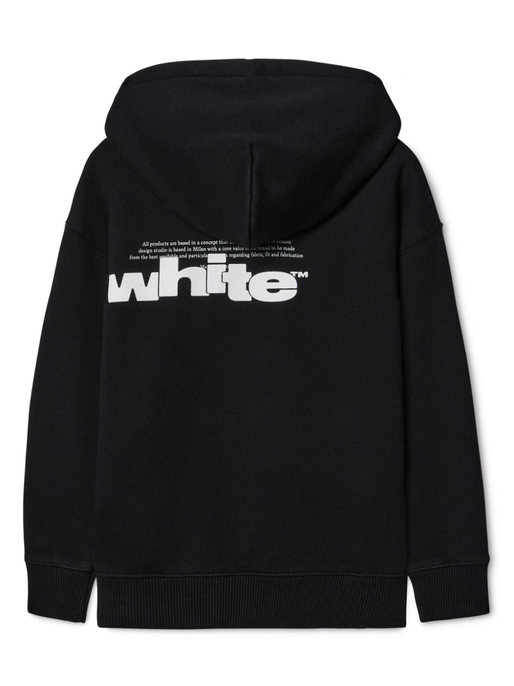 Off White Kids felpa con cappuccio