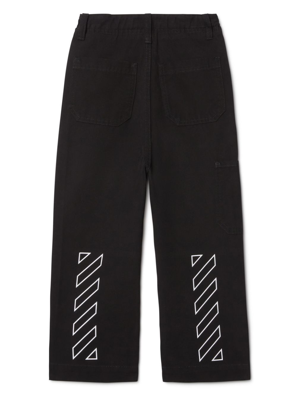 Off White Kids pantaloni a gamba larga