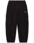 Off White Kids pantaloni in felpa