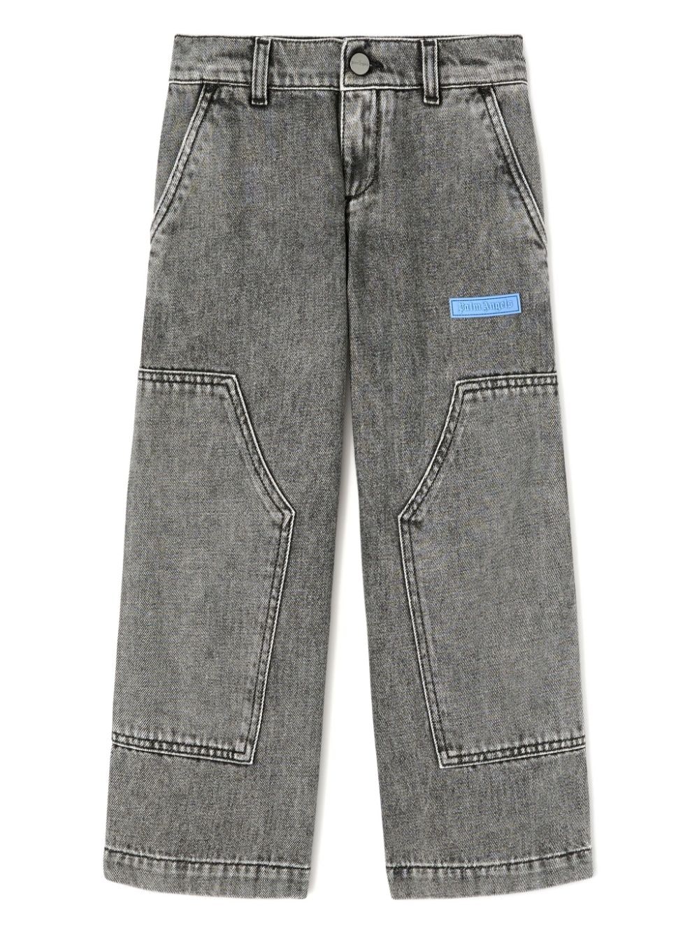 Palm Angels Kids jeans largo