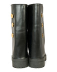 Balmain Kids stivali in pelle BX0B86Z1574 930OR BALMAIN KIDS 