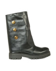 Balmain Kids stivali in pelle BX0B86Z1574 930OR BALMAIN KIDS 