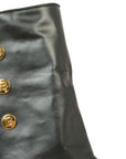 Balmain Kids stivali in pelle BX0B86Z1574 930OR BALMAIN KIDS 