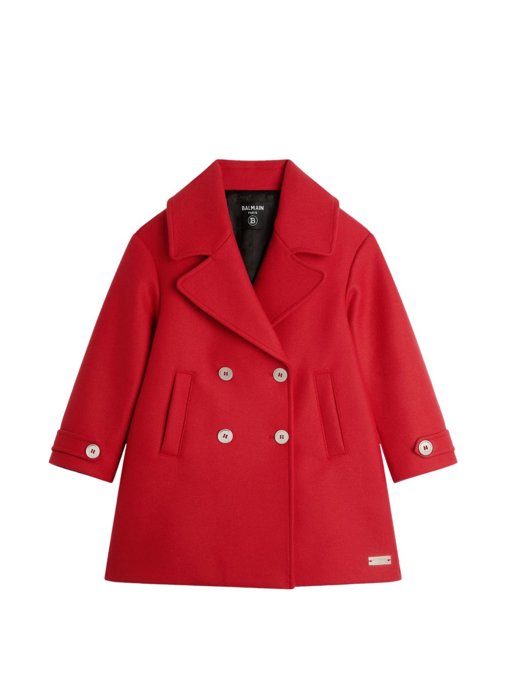 Cappotto per bambina Balmain Kids doppiopetto BZ2A10E0169 414AG BALMAIN KIDS 