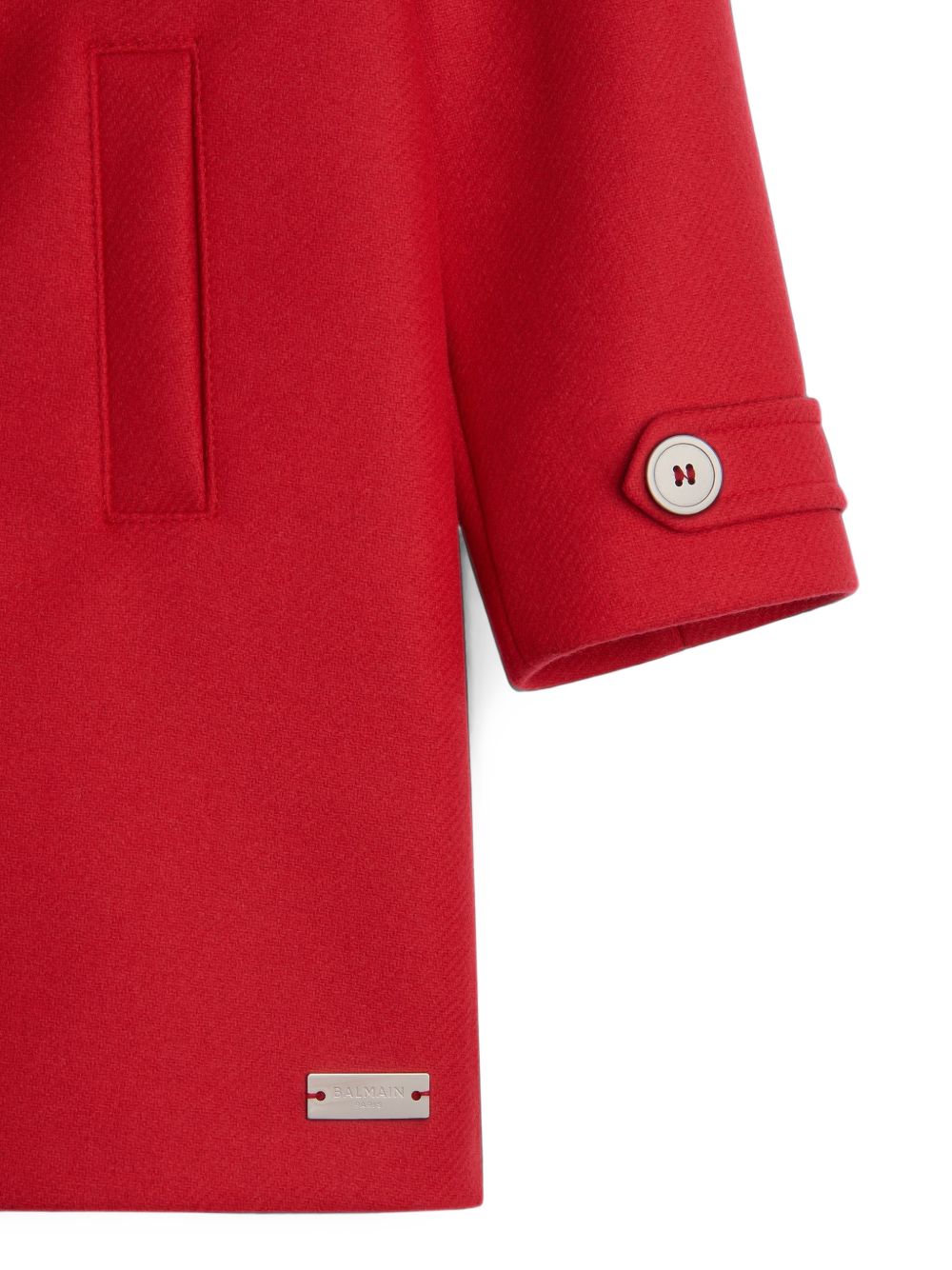 Cappotto per bambina Balmain Kids doppiopetto BZ2A10E0169 414AG BALMAIN KIDS 