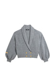 Cardigan per bambina Balmain Kids in lana BZ9A40W0217 806OR BALMAIN KIDS 