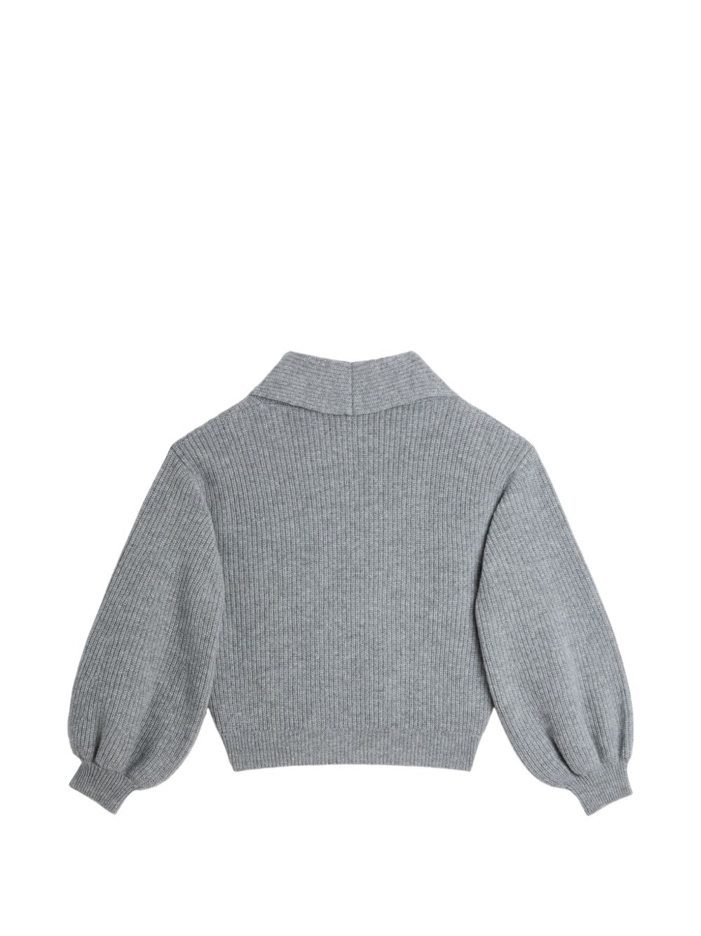 Cardigan per bambina Balmain Kids in lana BZ9A40W0217 806OR BALMAIN KIDS 