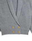 Cardigan per bambina Balmain Kids in lana BZ9A40W0217 806OR BALMAIN KIDS 