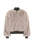 Bomber per bambina Barrow kids in pelliccia F6BKJGBO143 100 BARROW KIDS 